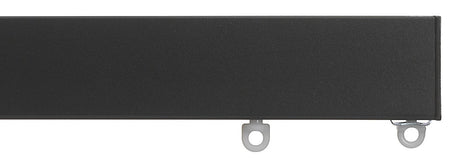 Silent Gliss Metroflat 36mm 7605 Curtain Track Charcoal Flush Endcap