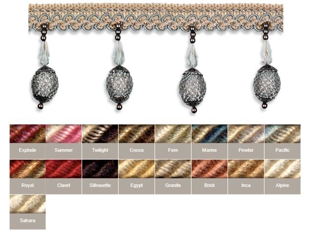 Troynorth Seasons December Beaded Fringe