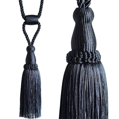 Jones Monaco Curtain Tieback Charcoal