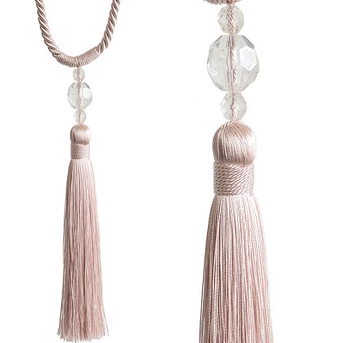 Jones Pixie Rope Tieback, Blush