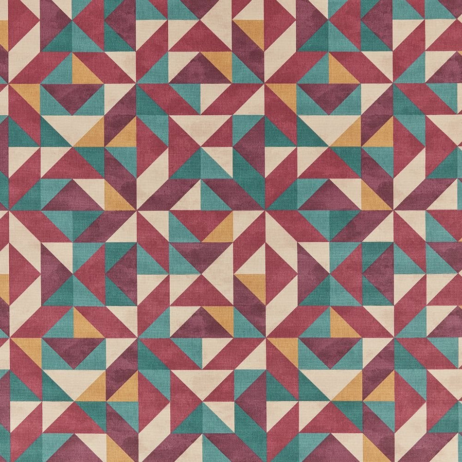 Iliv Geometrica Acute Bilberry Fabric