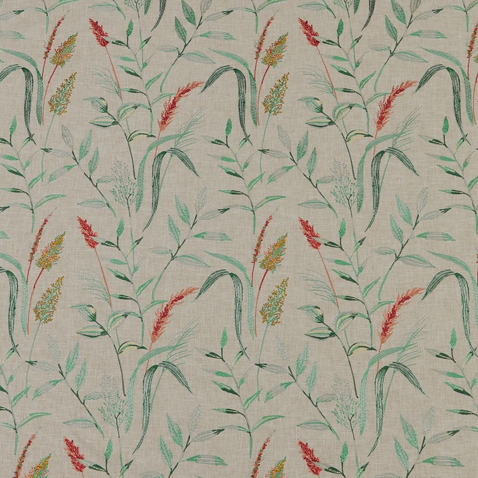 Iliv Water Meadow Betony Clementine Fabric