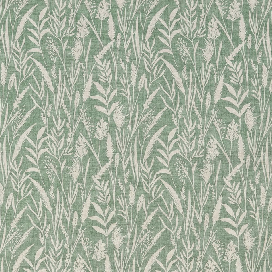 Iliv Water Meadow Wild Grasses Jade Fabric