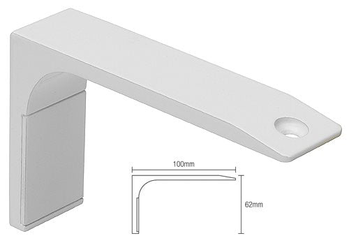 Silent Gliss Metropole Fillet Design 11669 Bracket White