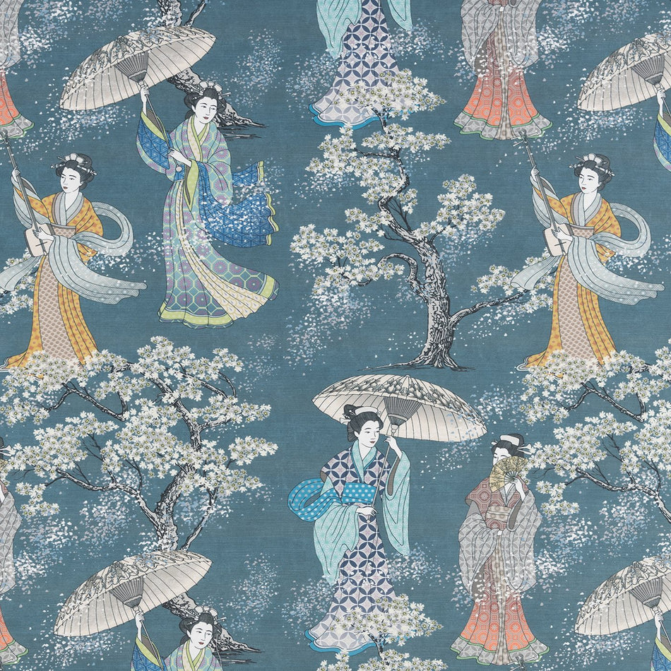 Beaumont Textiles Ereganto Shibui Sapphire Fabric