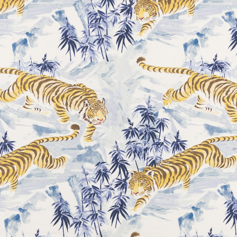 Beaumont Textiles Ereganto Tora Sapphire Fabric