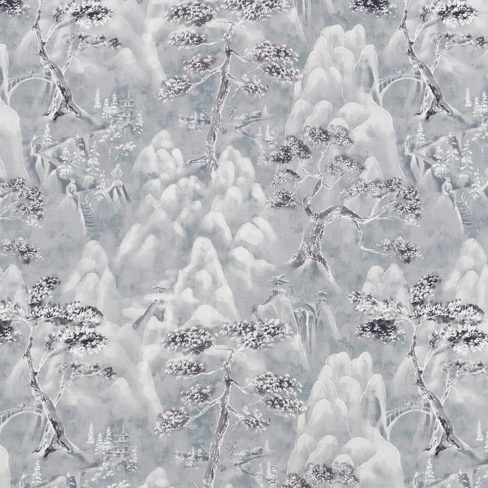 Beaumont Textiles Ereganto Yama Mist Grey Fabric