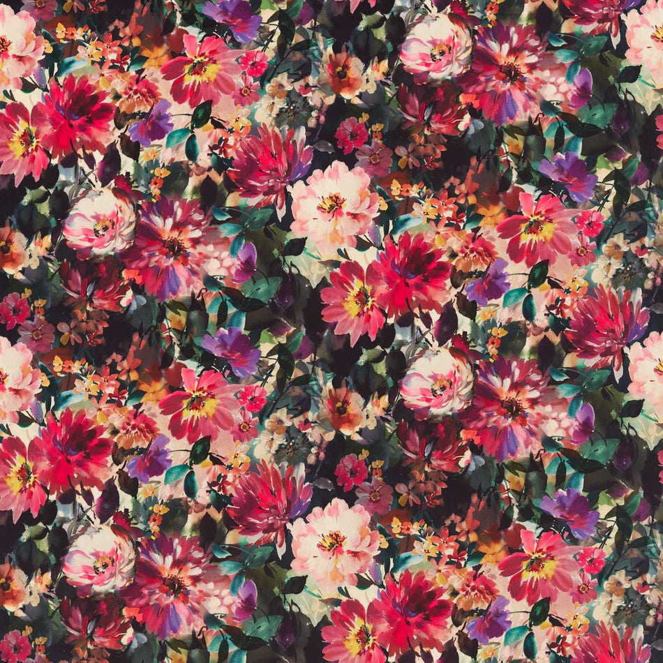Clarke & Clarke Exotica 2 Tahiti Fuchsia Fabric