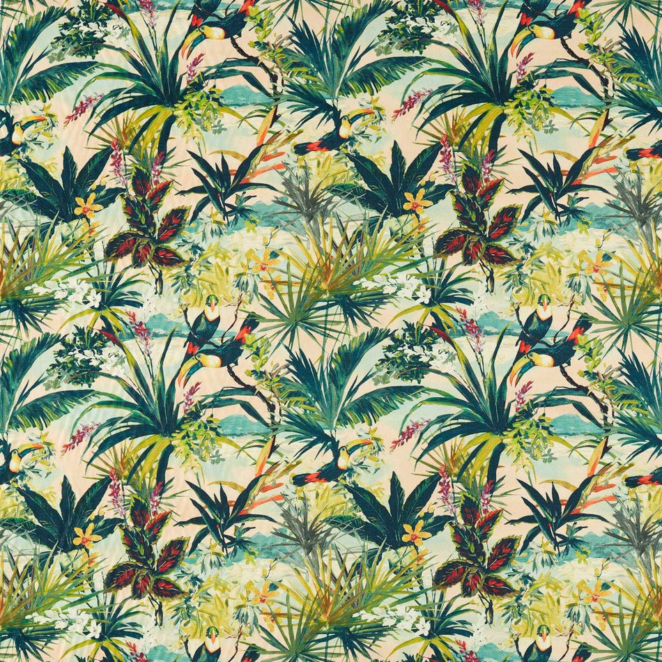 Clarke & Clarke Exotica 2 Toucan Blush Fabric
