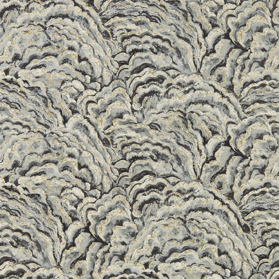 Clarke & Clarke Exotica 2 Lumino Noir/Gilver Wallpaper