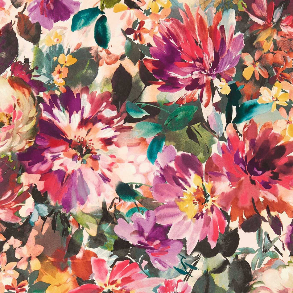 Clarke & Clarke Exotica 2 Tahiti Fuchsia Wallpaper