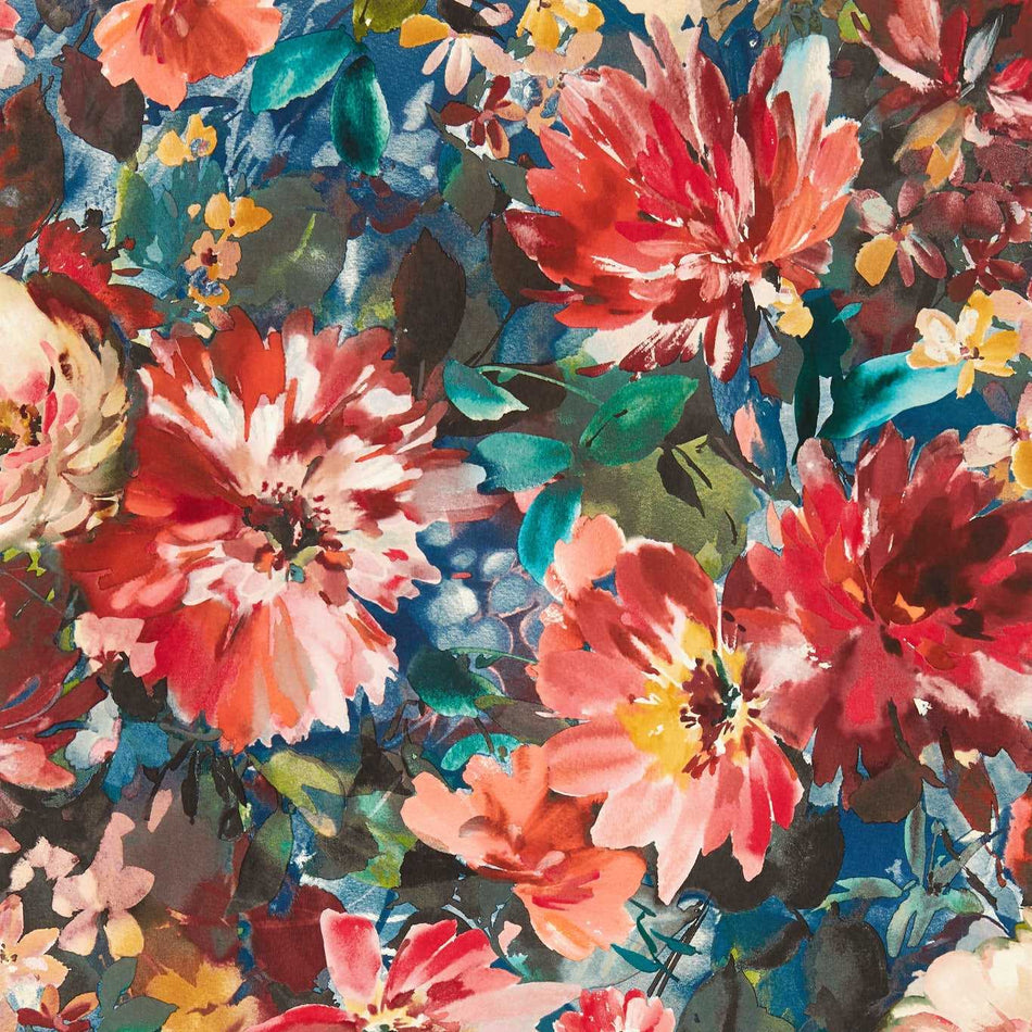 Clarke & Clarke Exotica 2 Tahiti Midnight Wallpaper