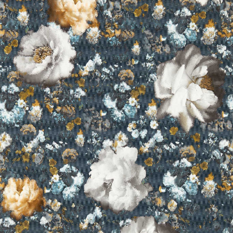 Clarke & Clarke Fusion Camile Midnight/Gold Wallpaper