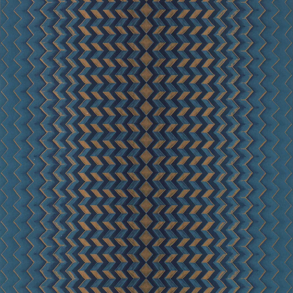 Clarke & Clarke Fusion Fragment Midnight/Copper Wallpaper