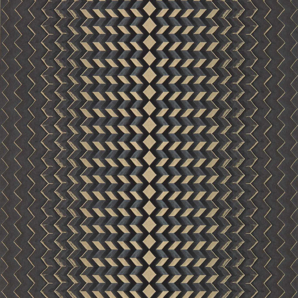Clarke & Clarke Fusion Fragment Charcoal/Gold Wallpaper