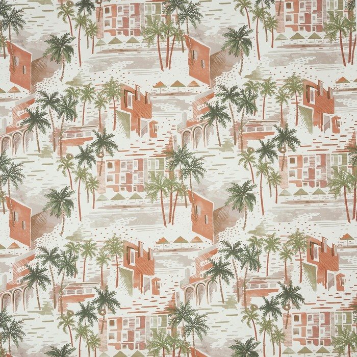 Prestigious Textiles Palm Springs Sunset Boulevard Passion Flower Fabric