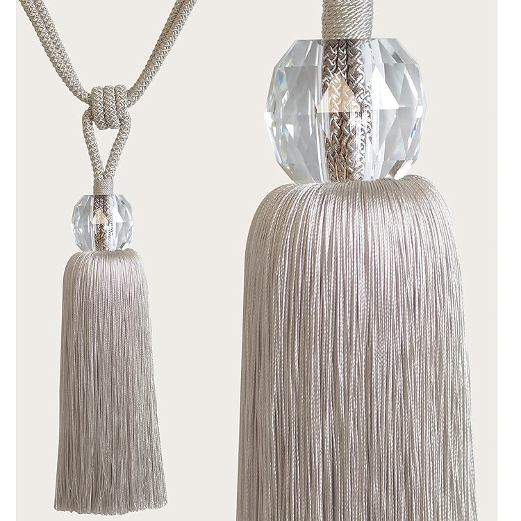 Laura Ashley Loren Curtain Tieback Dove Grey