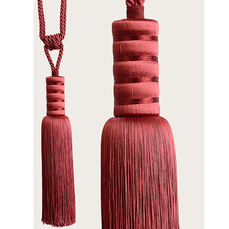 Laura Ashley Emily Curtain Tieback Crimson