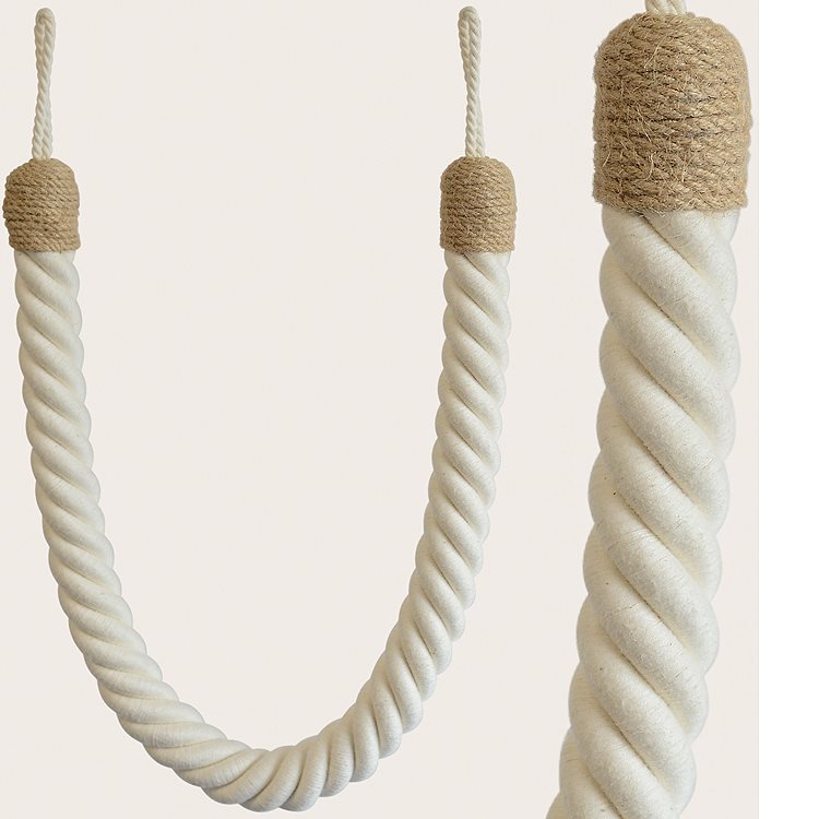 Laura Ashley Rhiannon Curtain Rope Tieback Natural
