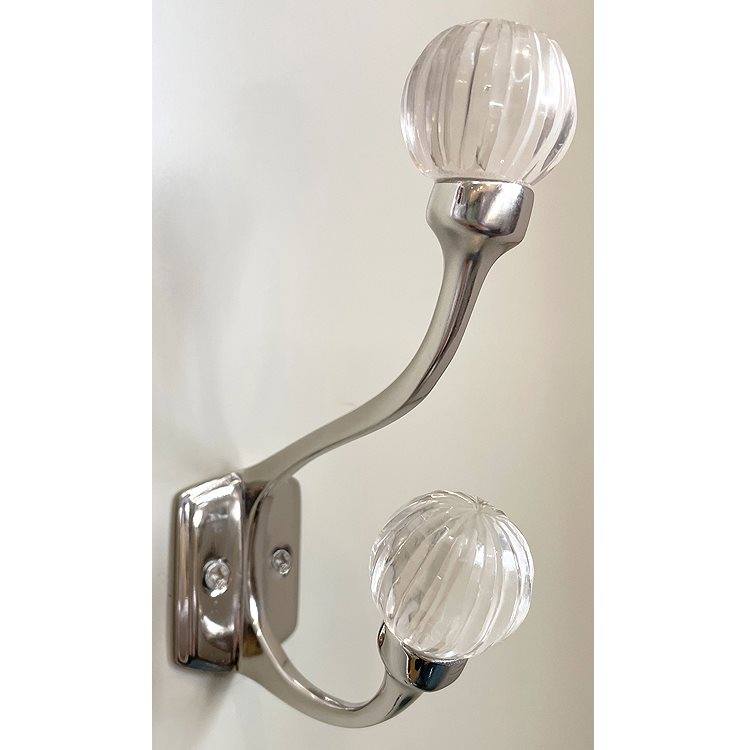 Laura Ashley Vivien Double Hook Chrome