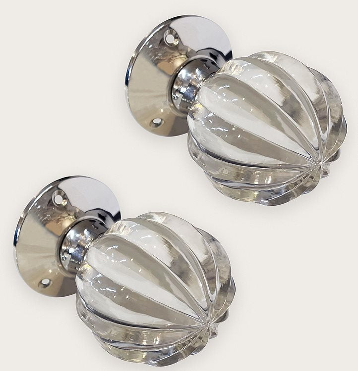 Laura Ashley Vivien Mortice Door Knob Chrome