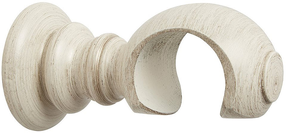 Modern Country 45mm, 55mm Wood Clasp Bracket Brushed Cream