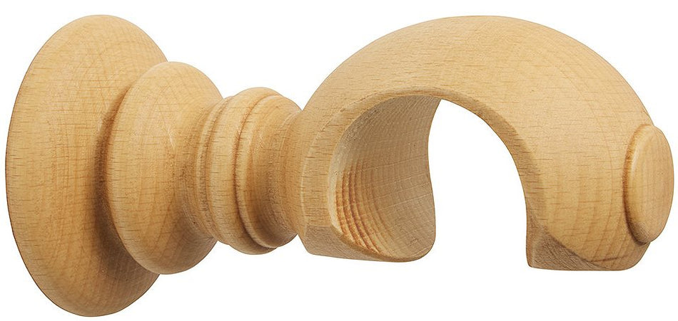 Modern Country 45mm, 55mm Wood Clasp Bracket Light Oak