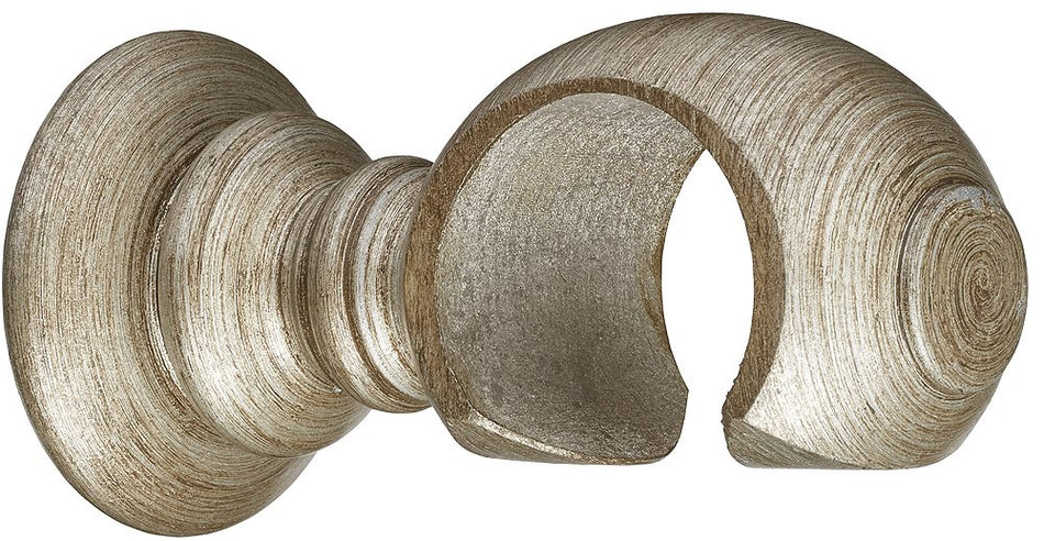 Museum 45mm & 55mm Wood Clasp Bracket Antique Silver