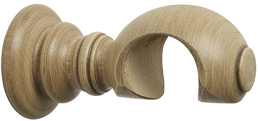Hallis Origins 45mm Wood Clasp Bracket Quarry Stone