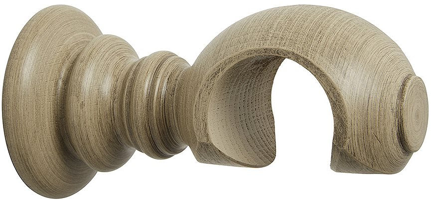 Hallis Origins 45mm Wood Clasp Bracket Millstone Grey