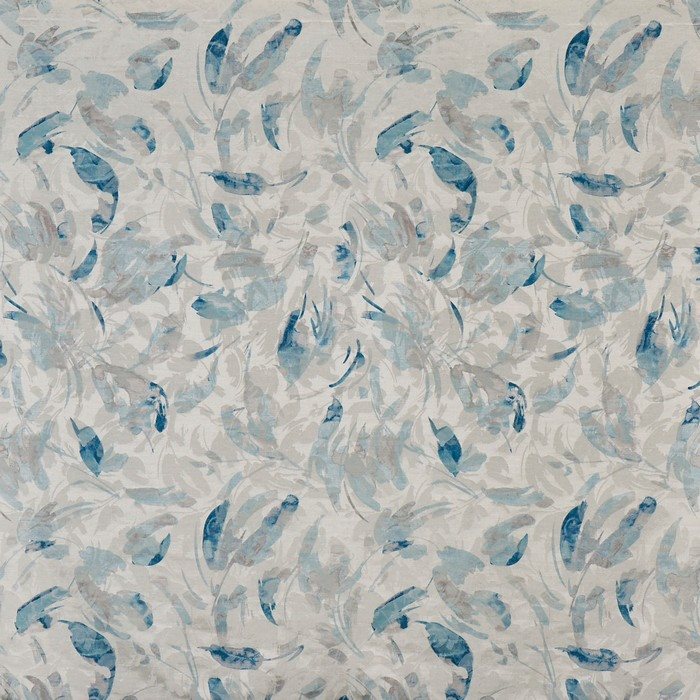 Prestigious Textiles Wilderness Blossom Indigo Fabric