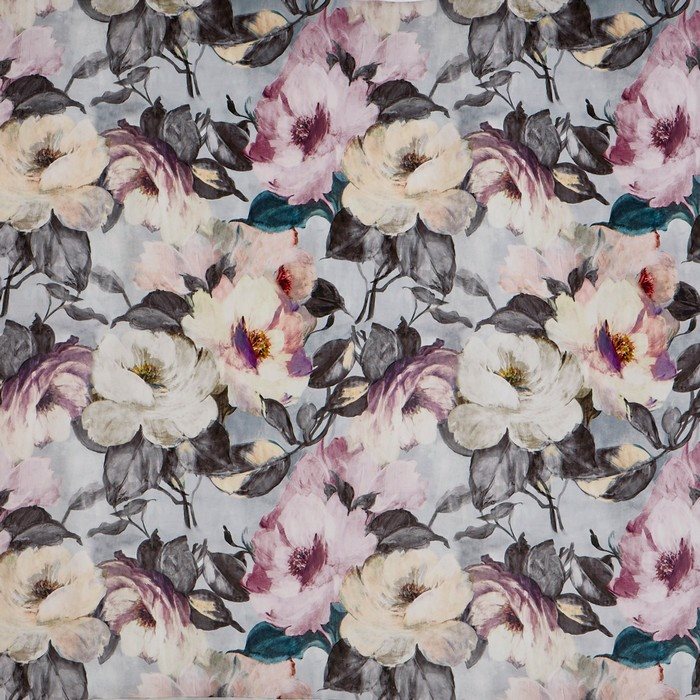 Prestigious Textiles Painted Canvas Rosa Orchid Fabric