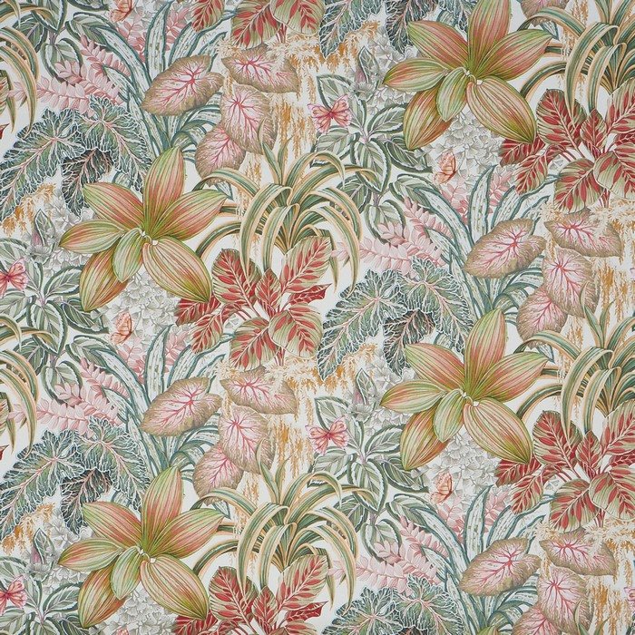 Prestigious Textiles Painted Canvas Canopy Papaya Fabric