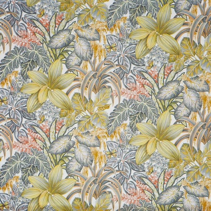 Prestigious Textiles Painted Canvas Canopy Amber Fabric