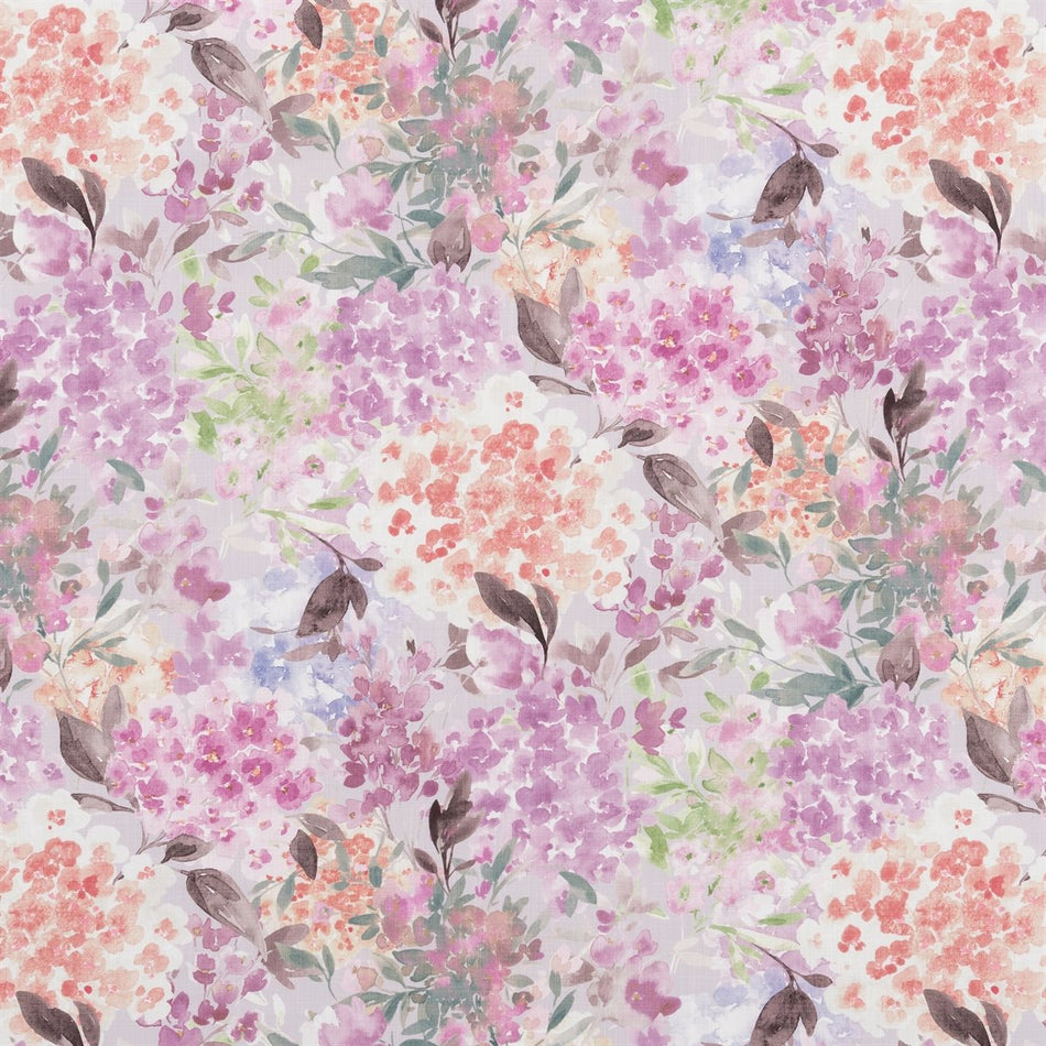 Beaumont Textiles Cottage Garden Waterperry Dusk Fabric