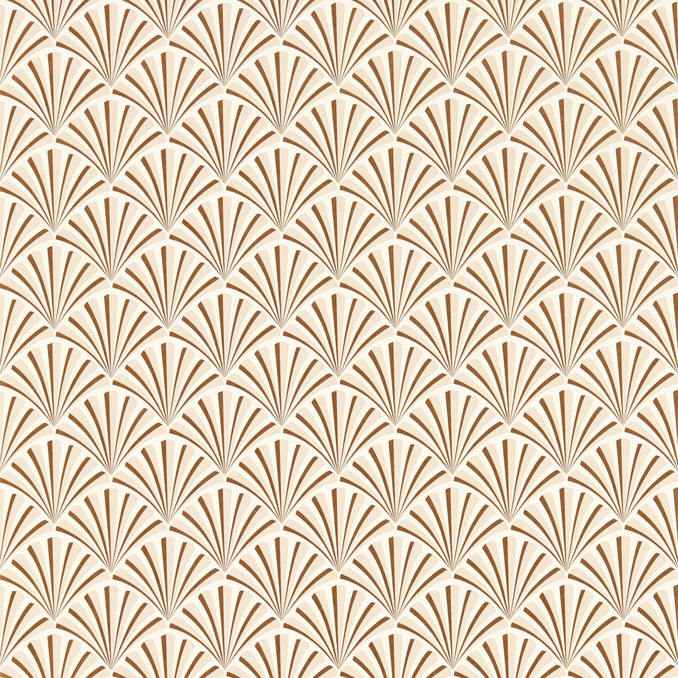 Clarke & Clarke Lusso Chrysler Rose Gold Wallpaper