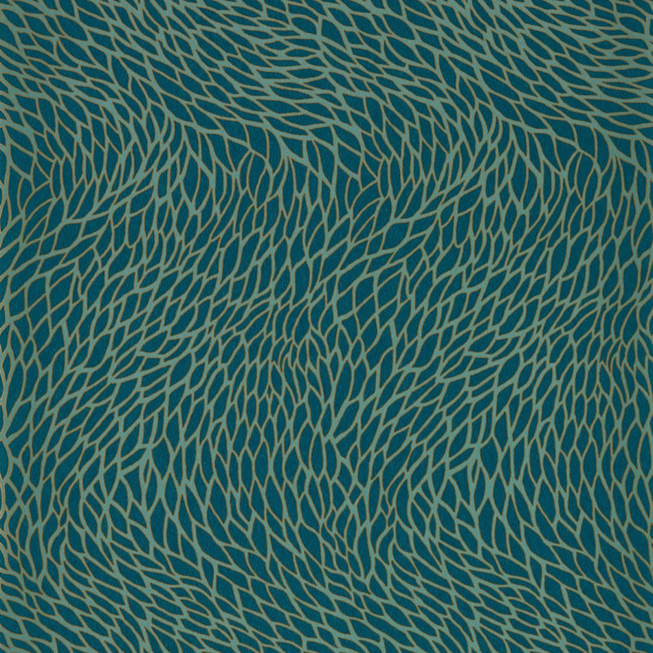 Clarke & Clarke Lusso Corallino Teal Wallpaper
