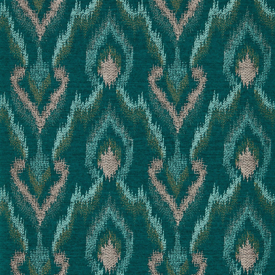 Clarke & Clarke Lusso Velluto Teal Wallpaper