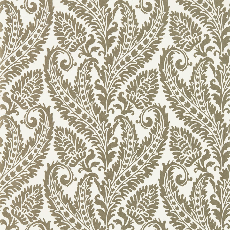 Clarke & Clarke Marianne Regale Gilver/Ivory Wallpaper