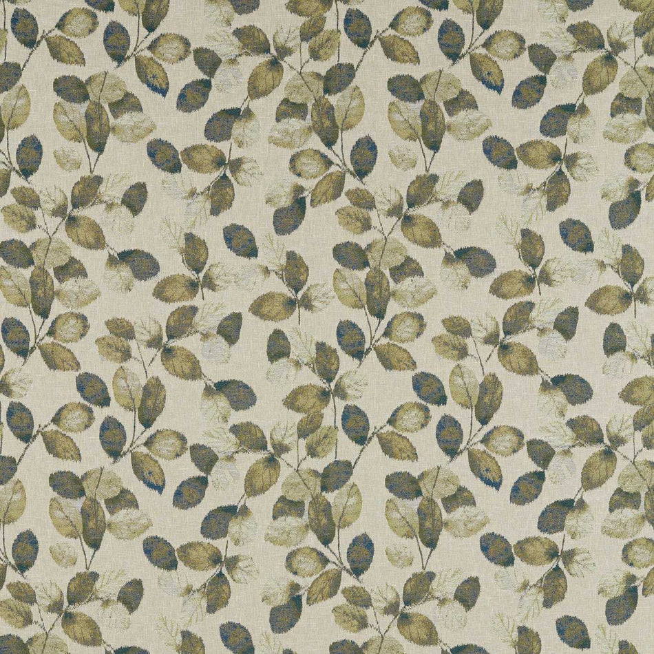 Clarke & Clarke Marianne Northia Olive/Peacock Fabric