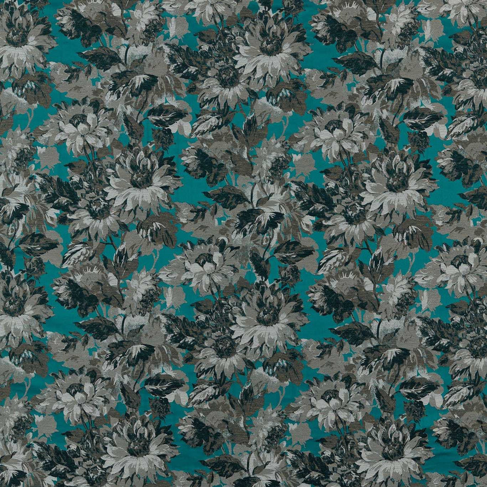Clarke & Clarke Marianne Sunforest Peacock Fabric