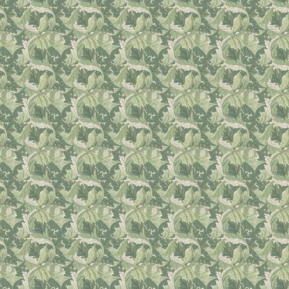 Clarke & Clarke William Morris Acanthus Apple/Sage Fabric