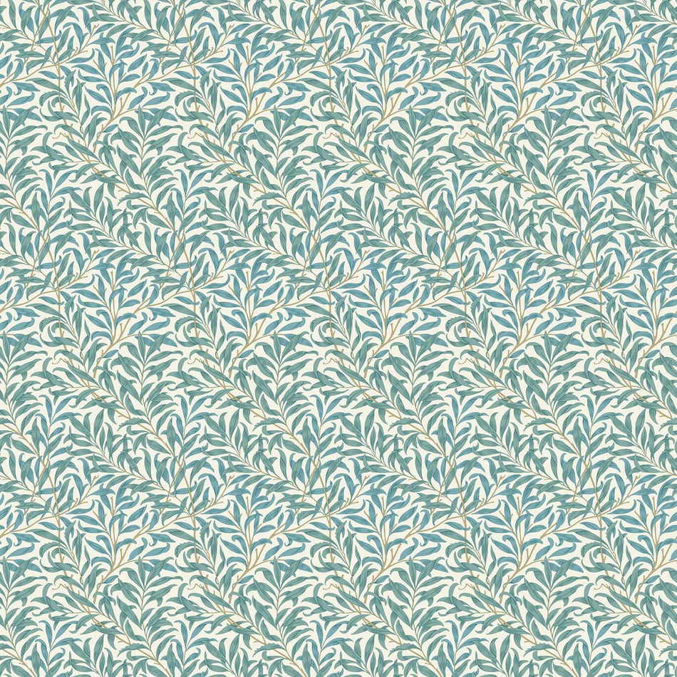 Clarke & Clarke William Morris Willow Boughs Teal Fabric
