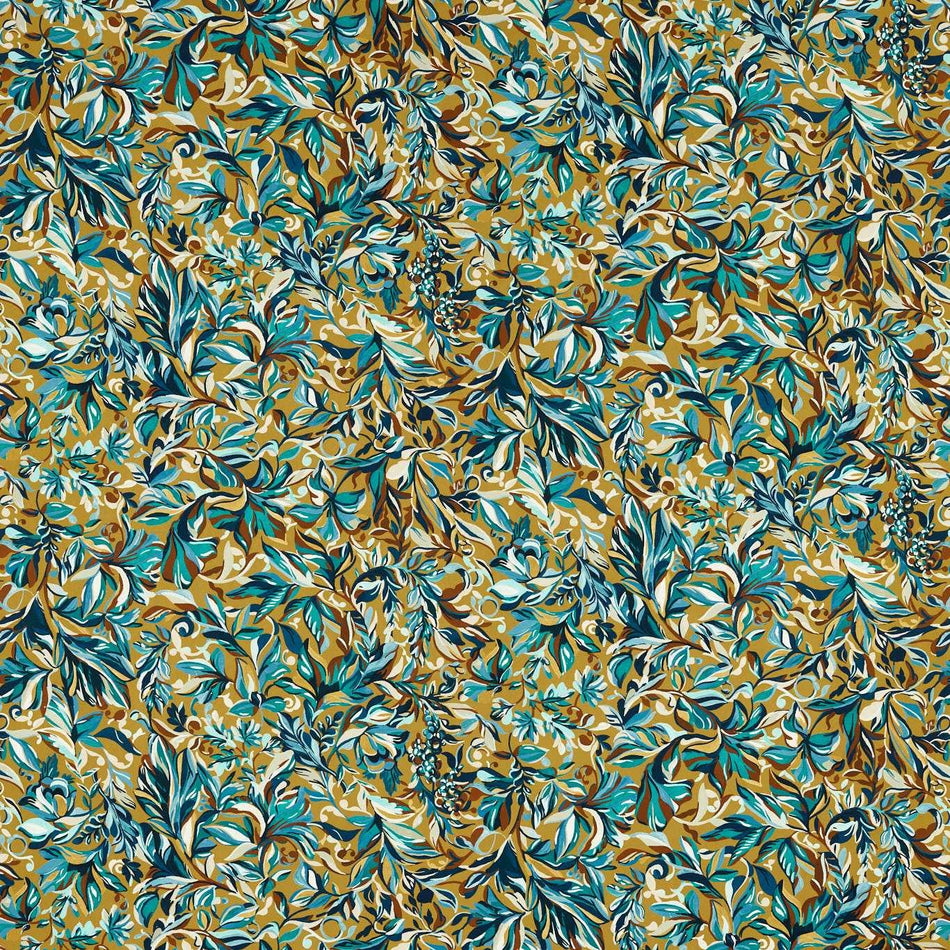 Studio G Ferndene Ashbrook Ochre Velvet Fabric
