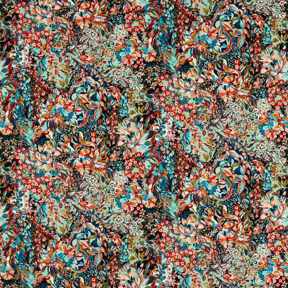 Studio G Ferndene Aubrey Midnight/Spice Velvet Fabric