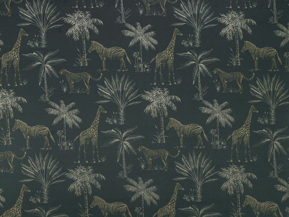 Ashley Wilde Serengeti Safari Midnight Fabric