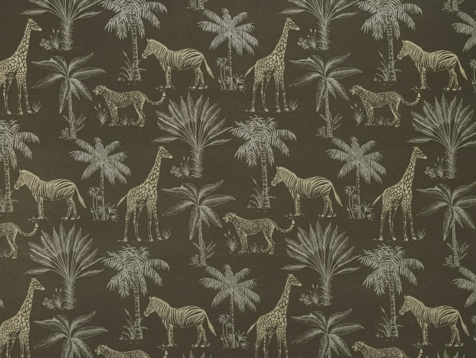 Ashley Wilde Serengeti Safari Truffle Fabric