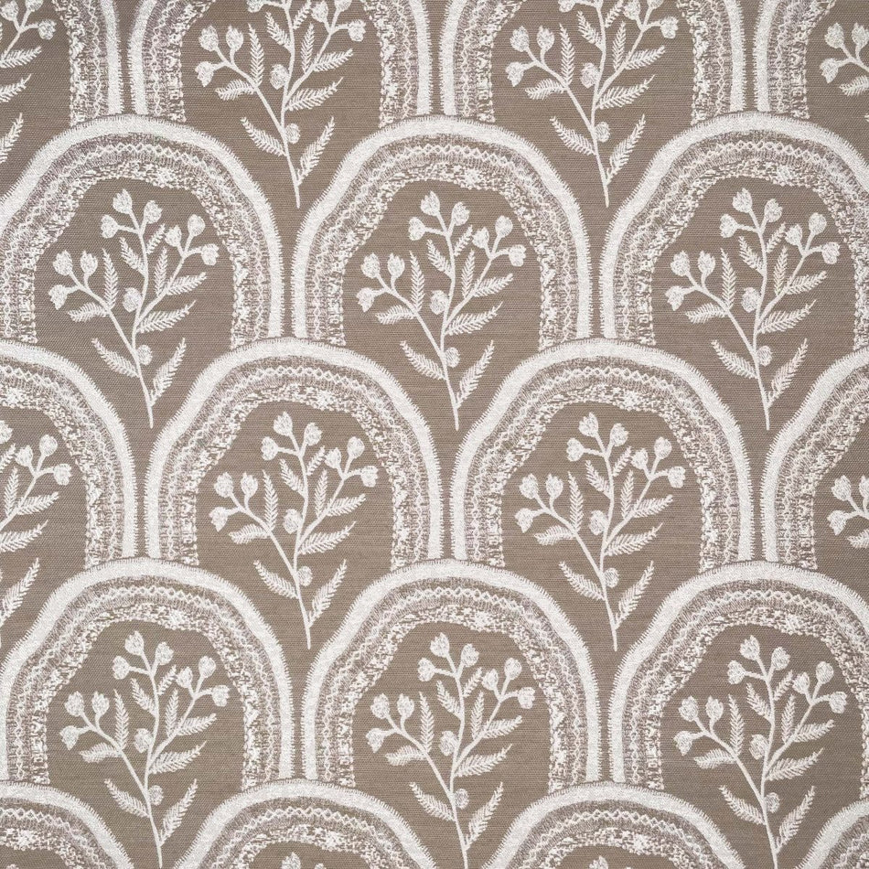 Chatham Glyn Botanical Hollybush Mushroom Fabric