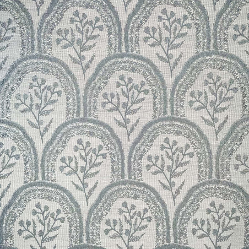 Chatham Glyn Botanical Hollybush Sky Fabric