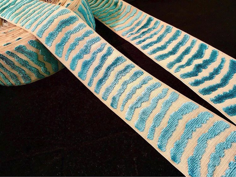 Copper Fox Jungle Braid Trimming Lagoon